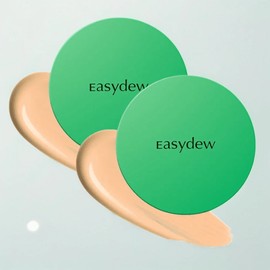 Easydew Mela Be Toning Spot Ampoule Cushion Mini 8g, No. 22 Light Beige, 2 pcs. / 이지듀 멜라 비 토닝 기미 앰플 쿠션 미니 8g, 22호 라이트베이지, 2개