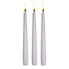 Ner Mitzvah Classic White Taper Candles – 8 Inch –