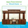 Aqua Coat Aqua Tone Water-Based Wood Stain (Quart, Golden Oak)