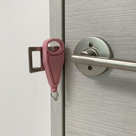 Portable Door Lock for Travel, Hotel, Dormitory - Double Security Door Lock Device Door Lock Device