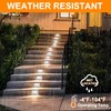 CLOUDY BAY 120V Dimmable LED Indoor Outdoor Step Light,3-Pack,3000K Warm