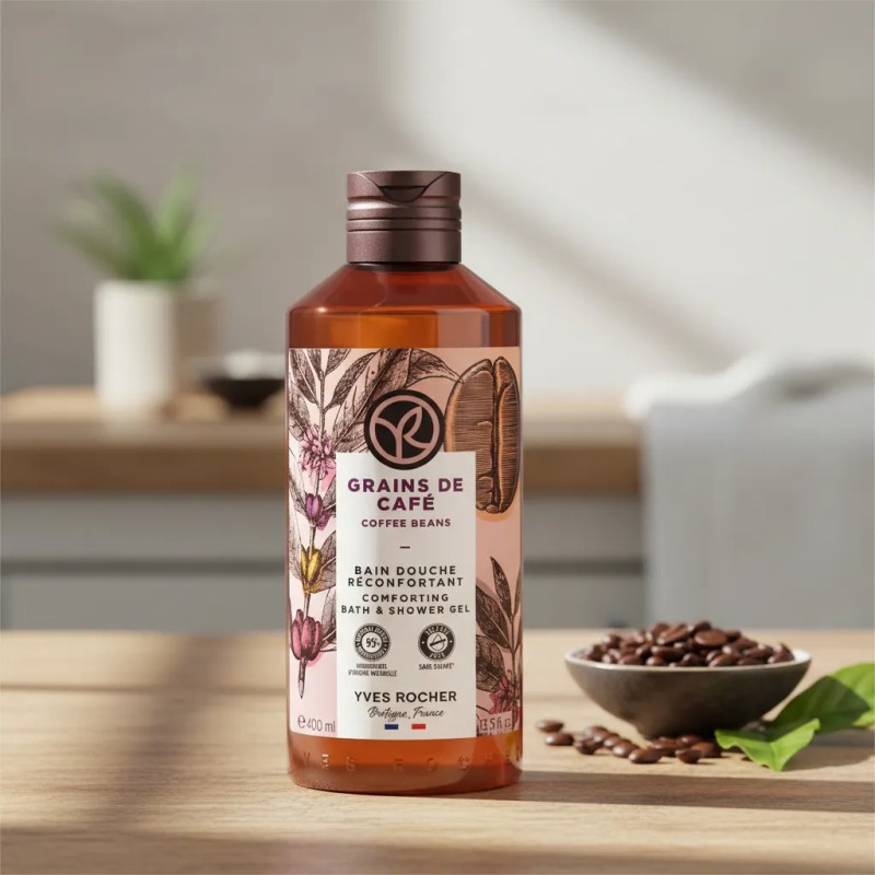 Maxigel De Ducha Yves Rocher 400 Ml (diversas Variantes) Café