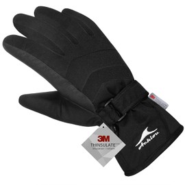 Achiou - Guantes de esquí de nieve para invierno, cálido, 3M, impermeable, visualización táctil para hombres y mujeres