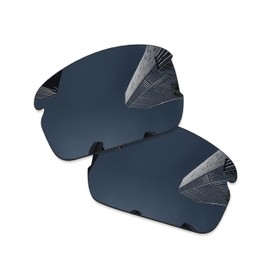 Combine8 Ploarized Replacement Lenses for Oakley Flak 2.0 OO9295 Sunglasses - Black + Silver Titanium + Ice Blue + Fire Red