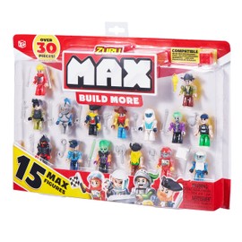 ZURU MAX Build More Mini Figure Set - 15 Figures (Styles Vary) 8344