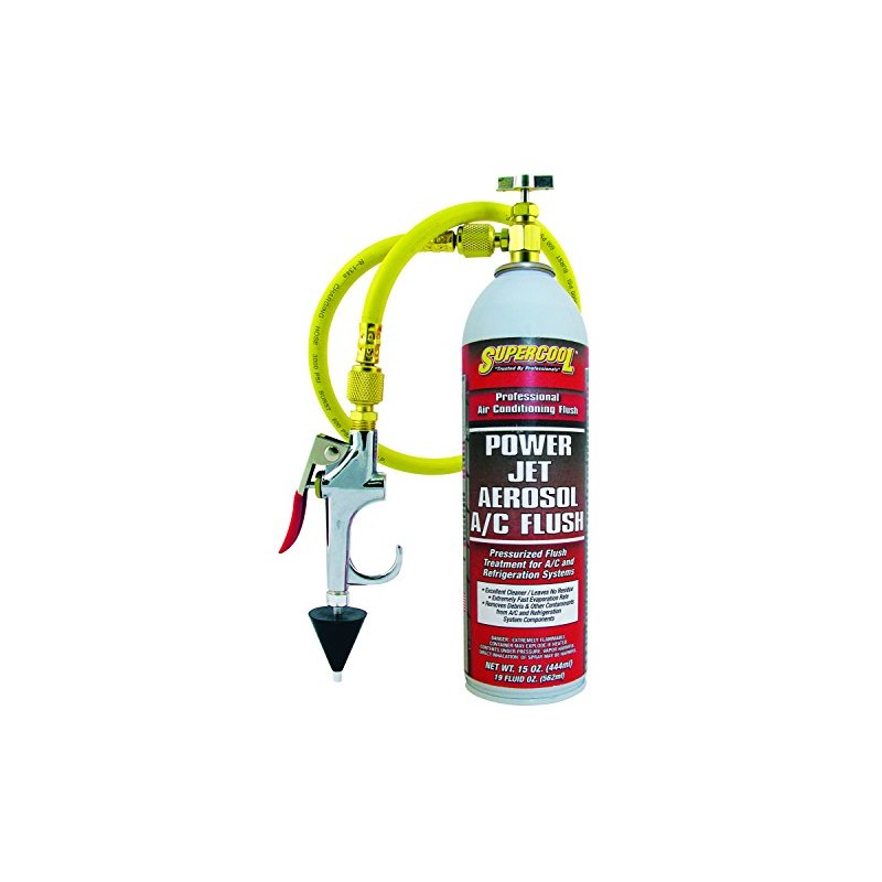 TSI Supercool 27637 Power Jet Aerosol A/C Flush, 15 fl.