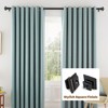 KAMANINA Black Curtain Rods for Windows 72 to 144 Inch,
