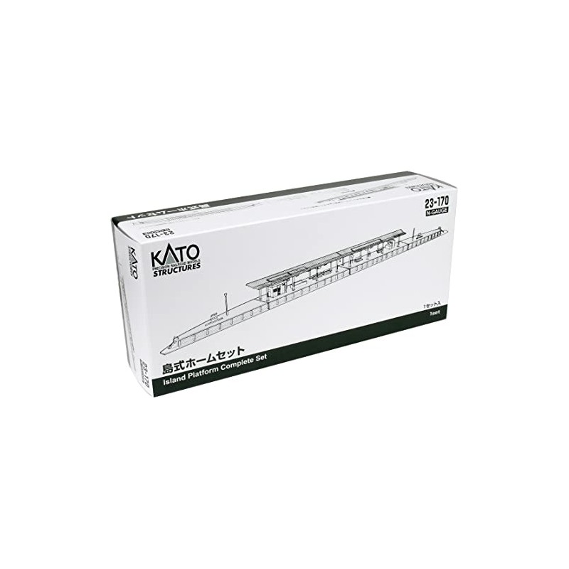 Kato N Gauge Island Style Platform Set 23-170 Model Railway