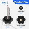 2 Pack Adjustment Knobs Rollators Walker Accessories Adjustable Height Arm