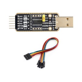 Waveshare USB to UART Communication Module High Baud Rate Transmission with Type-A Connectors Multi-Device Applicable Multi-System Compatible-Type-A Connectors