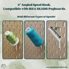 Just Hanging Pegboards 12-Pack Angled Spool Hooks Compatible with IKEA