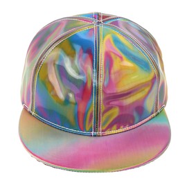 CoolChange Marty McFly Snapback for Time Travel Fans I Retro Cap Holographic Effect, Holographic effect
