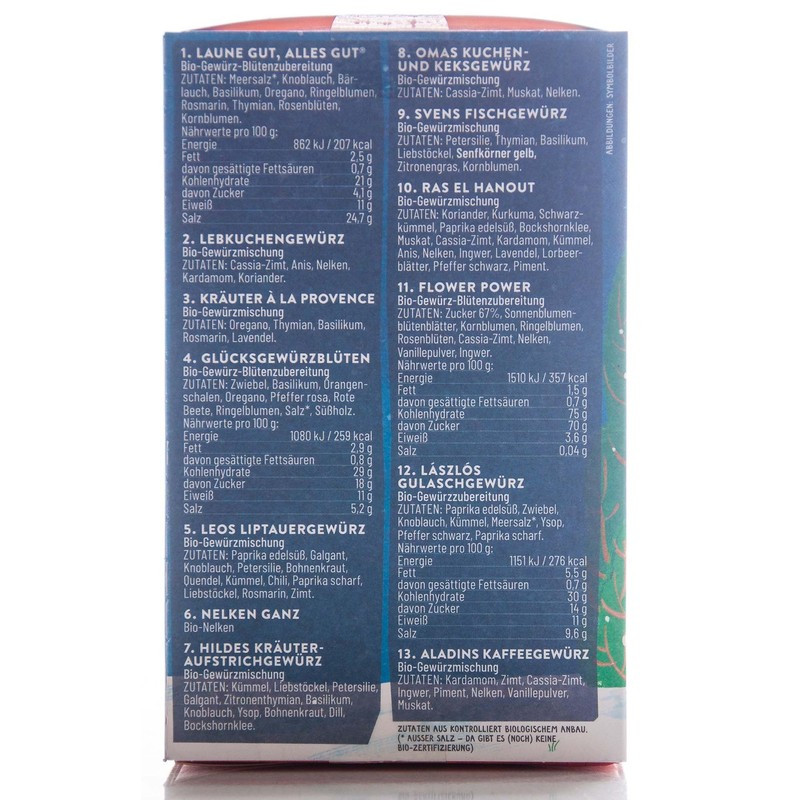 Sonnentor Organic Spice Advent Calendar (1 x 118 g)