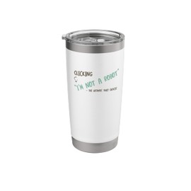 Funny AI Robot Saying, Computer AI Artificial Intelligence Stainless Steel Insulated Tumbler