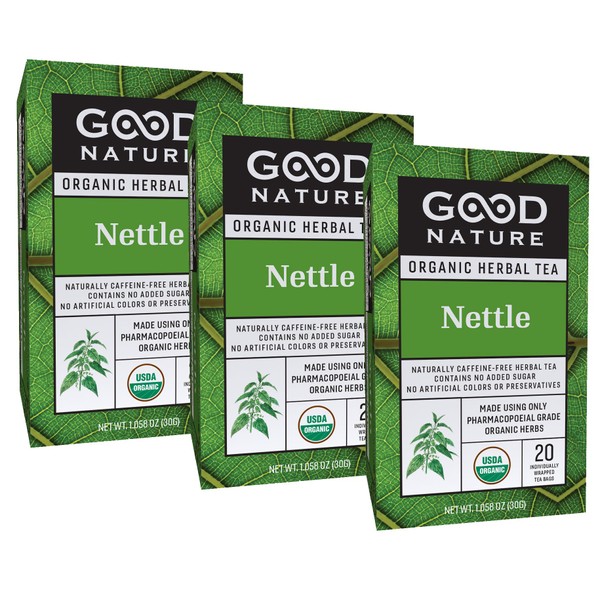 Good Nature Organic Herbal Tea (Pack of 3 Boxes) -
