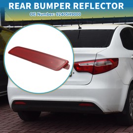 A ABSOPRO Rear Left Side Bumper Reflector No.92405H9000 Bumper Reflector Side Marker for Kia Rio Hatchback 2018-2023 Red