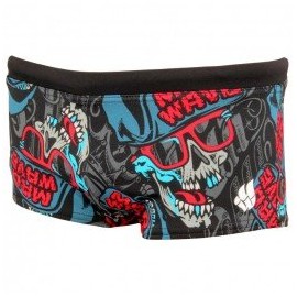 Mad Wave Kids Jolly Roger Swimming Trunks Black/Red, purple