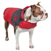 TOUCHDOG 'Lightening-Shield' Waterproof 2-in-1 with Removable Polar Fleece Lining Pet