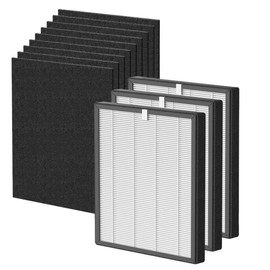 ProHEPA 9000 Replacement Filters for VEVA ProHEPA 9000 Air Purifier - 3 Pack Premium H13 True HEPA Filters + 9 Pack Activated Carbon Pre-Filters