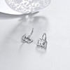 WINNICACA Aquarius Earrings 12 Constellation Jewelry Sterling Silver Horoscope Zodiac