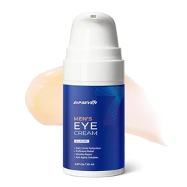 DIPSEVEN Mens Eye Bags Treatment Cream: Under Eye Repair for Wrinkles, Baggy Puffiness and Dark Circles - Anti-Aging Hydrating with Peptides, Hyaluronic Acid, Niacinamide
