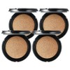 Laclan Natural Cover Homme Cushion Refill 15g, No. 3 Dark Skin Tone, 4 Pieces / 라끌랑 내츄럴 커버 옴므쿠션 리필 15g, 3호 어두운 피부톤, 4개