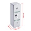 Remote Control Electric Strike Door Lock System, 2200lbs Fail Secure/Fail