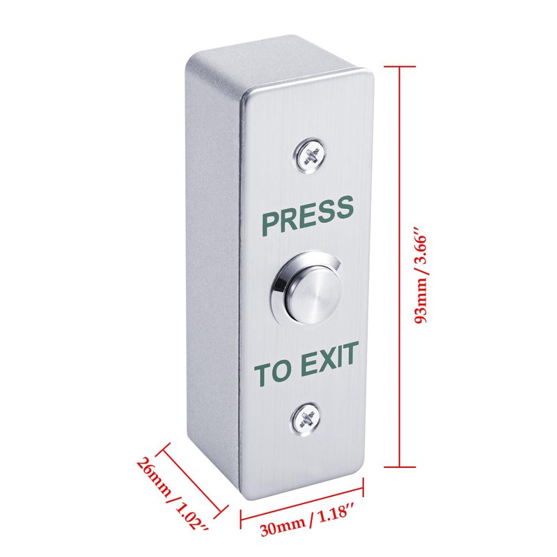 Remote Control Electric Strike Door Lock System, 2200lbs Fail Secure/Fail