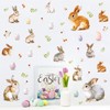 Easter Wall Decals Easter Bunny Window Decals Removable Rabbit Wall
