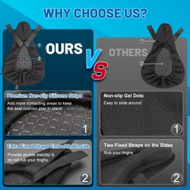 APECYC Bike Seat Cushion Gel Bike Seat Cover for Women Bicycle Seat Cushion Bike Cushion Seat Cover Extra Padding Bicycle Seat Cover Fit for Spin Stationary Exercise/Mountain Bike