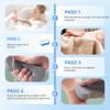 Esponja mágica exfoliante para baño, cepillo corporal reutilizable suave con
