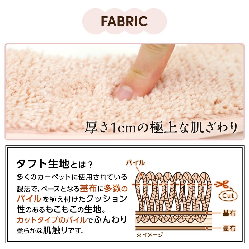 Lec Pita Q Adsorption Spread Sheet, Premium Fluffy Tuft Fabric