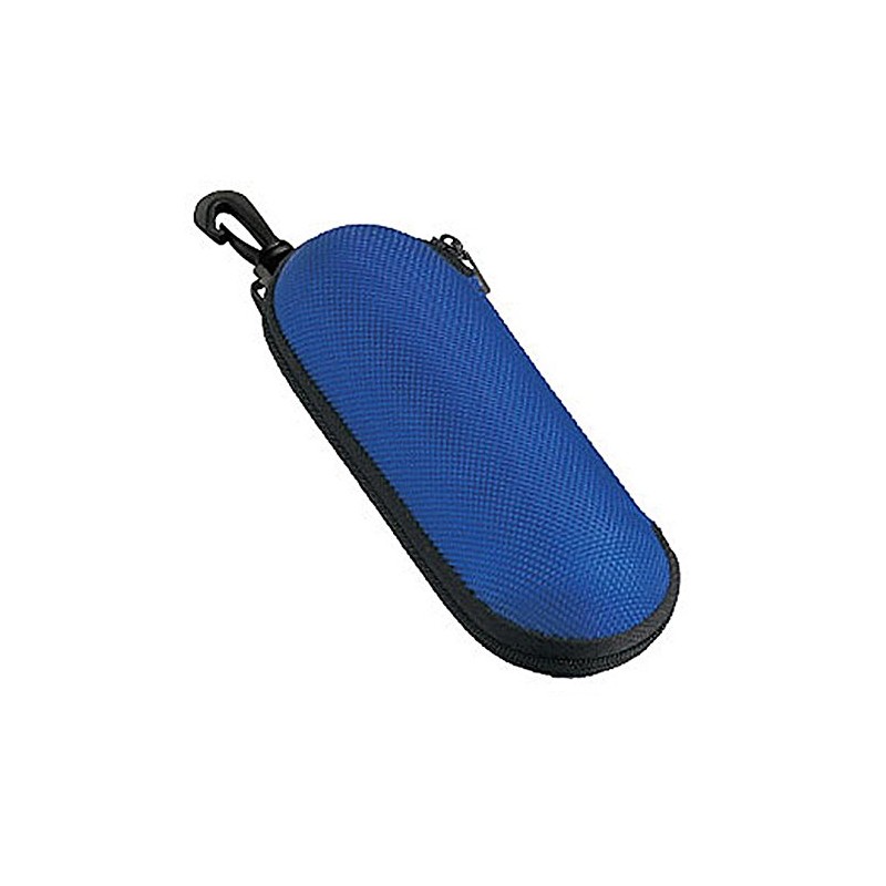 Eyeglass Case Urethane Semi Hard Case Round (Zipper Closure with