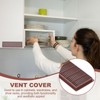 PATIKIL 9 Inch Rectangle Ventilation Grille, 2 Pack Plastic Air