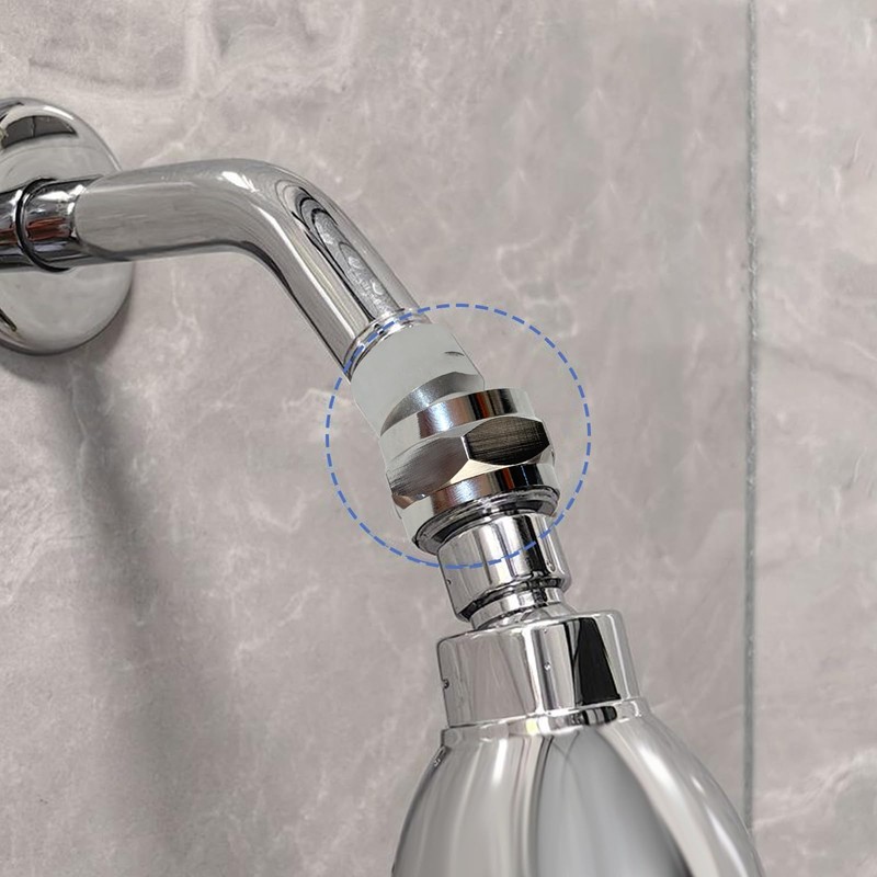 1 Pcs Adjustable Shower Arm Connector Universal Shower Head Swivel