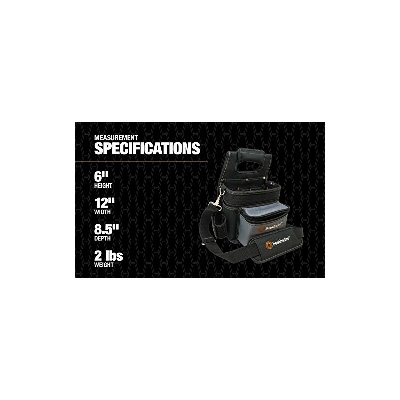 Southwire BAGESP Electrician's Shoulder Pouch Tool Carrier