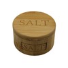 Dependable Industries Natural Bamboo Salt Cellar with Swivel Locking Magnetic