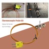 Hoypeyfiy KIT0422 Thermocouple Probe Kit, Replacement for Traeger D2 Pro