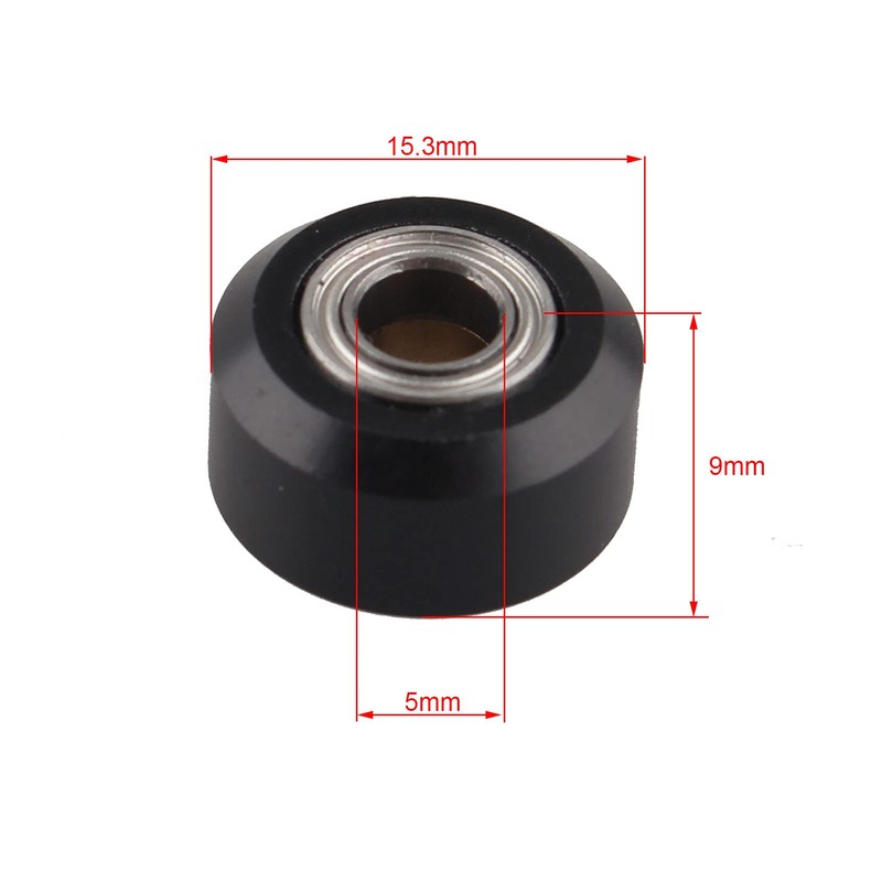 Jopto Pack of 12 3D Printer Models Pulley, Small POM
