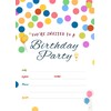 16 Birthday Party Invitation Cards with Envelopes,Uniquely Designed Birthday Cards