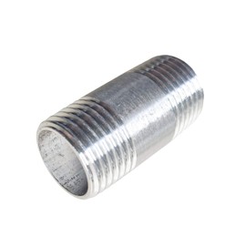 LOZOME 1/2" Male x 1/2" NPT Male Threaded Pipe Fitting, SS304 Stainless Steel Nipple Cast Pipe, 1.5" Length