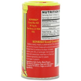 Konriko Greek Seasoning 2.5 oz Pack of 6