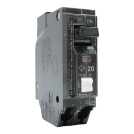 GE THQL1120PAF2 Combination Arc Fault Circuit Breaker PON Plug On Neutral 20 Amps 120/240 Volts AC 1 Pole 10 KA UL Listed