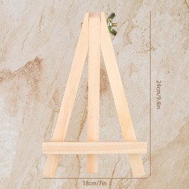 Small Tabletop Wood Display Artist A-Frame Easel,18 * 24