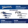 Williams 13500 Aluminum Pipe Wrench, 8-Inch