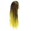 Gradient Wig Hair Mannequin Head Hairdressing Styling Training Braiding Doll