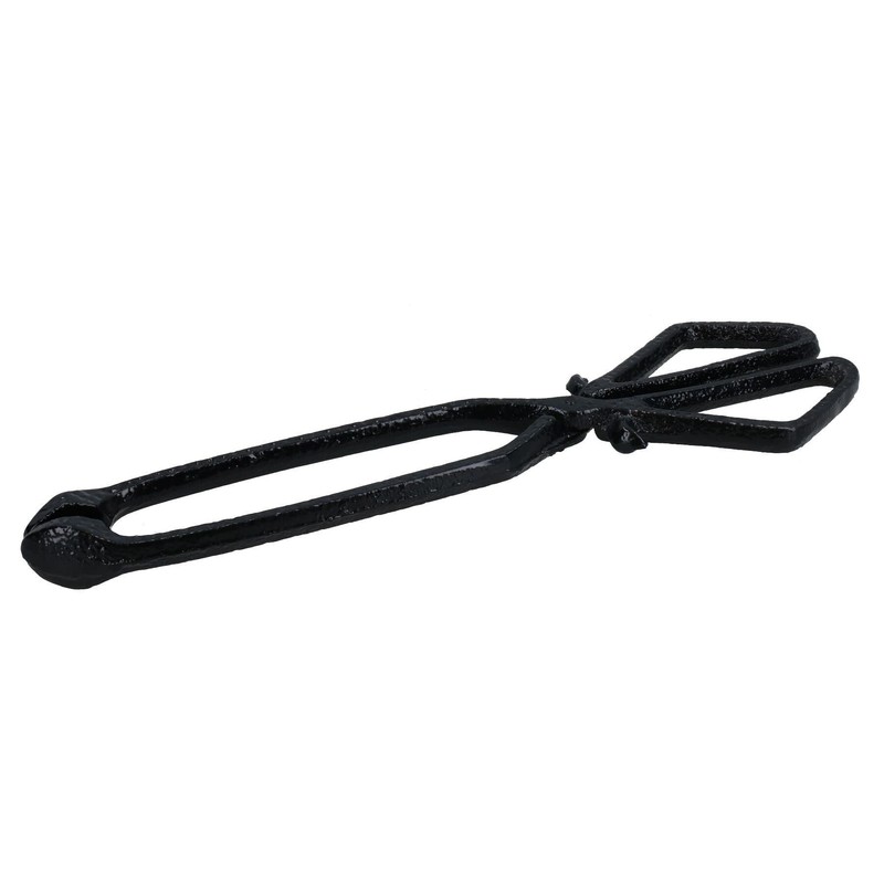 AB Tools Straight Log Tongs Cast Iron Metal Fireplace Firepit
