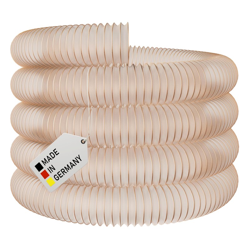 AWM Suction Hose PU Transparent 0.4/0.6 mm Extraction System Spiral