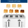 GE 4 Slice Toaster | Extra Wide Slots for Bagels,