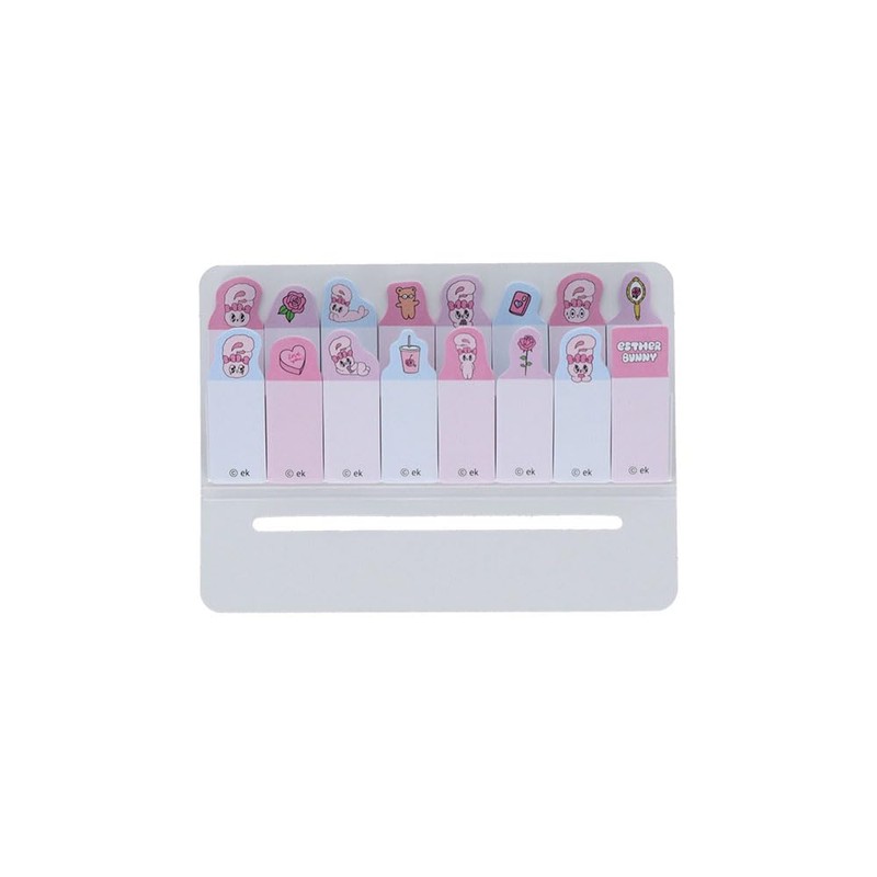 Sun-Star Stationery S2850915 Ester Bunny Goods, Sticky Notes, Slim, Die-Cut,
